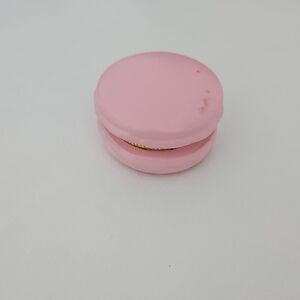 Two's Company  Limoges-Style Pink Macaron-Shaped Trinket Box